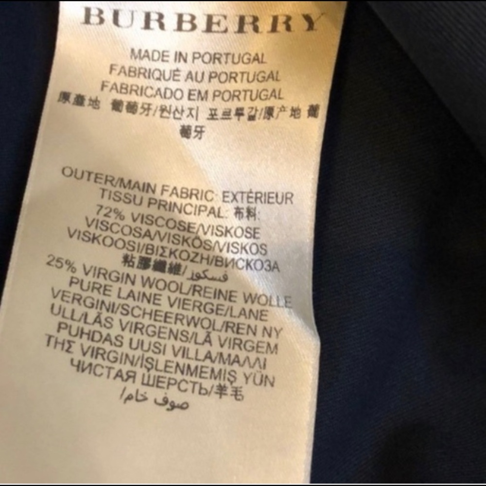Burberry London straight leg trousers. - Picture 3 of 3